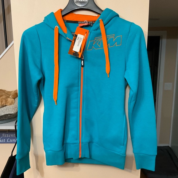 Girl KTM Hoodie . XS . Blue . NWT - Picture 1 of 4